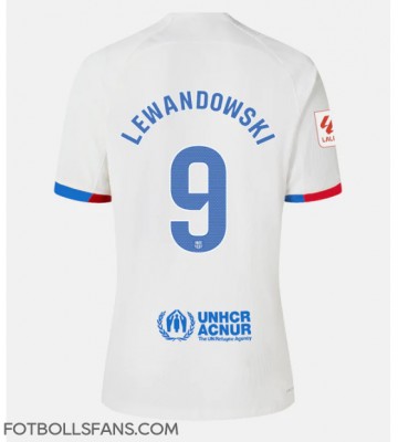 Barcelona Robert Lewandowski #9 Replika Bortatröja 2023-24 Kortärmad